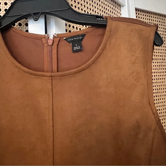 Ann Taylor Brown Suede Shell - Picture 5 of 5